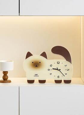 WTYOS883OZOM家居意摆台O式座钟客厅玄关桌装面摆件电视柜时创钟