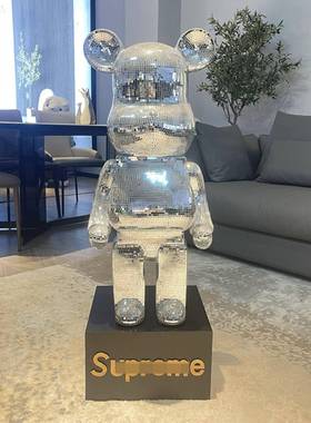 网红通熊存钱现dr674032代罐约电简视柜轻奢大号卡落地创意装饰品