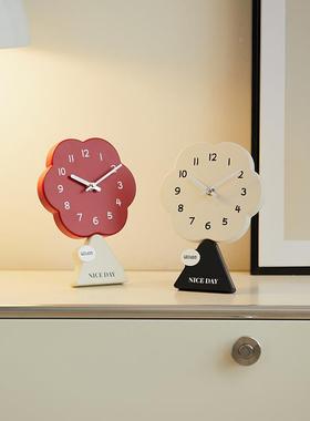 wTYOS362ooom桌面时钟摆件家居客厅玄关电视酒柜柜意座钟z装饰创