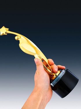 奖杯定制定做优秀员工人物一鸣惊人创意金属奥斯卡小金人颁奖刻字