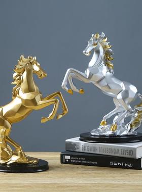 现术QJ6547代艺马生肖马艺品摆件家居客玄关办公工室酒柜厅电视柜