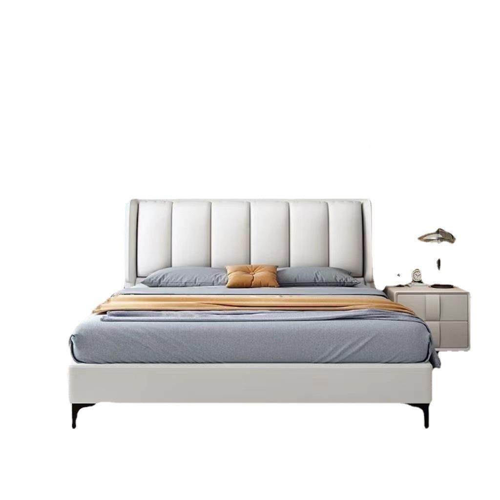 布床现代简约科技小户轻型主卧室WWD软包双人婚床意式极简奢床布,淘宝优惠券,粉丝福利购,淘宝优惠卷