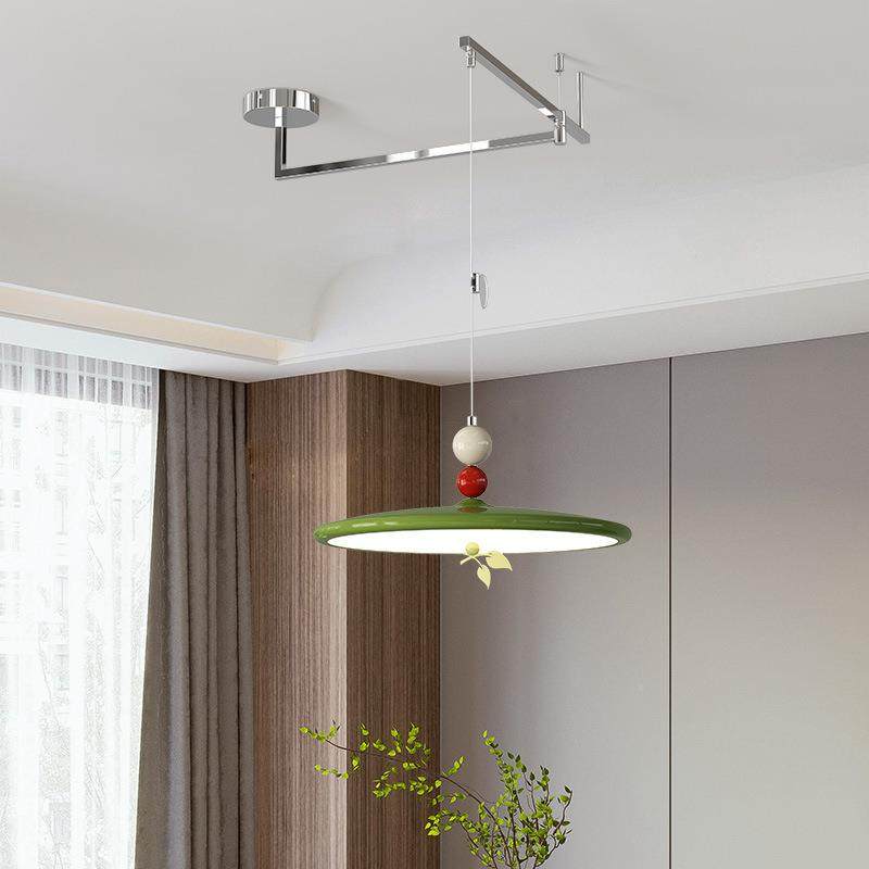 摇臂餐厅吊灯奶主风飞碟472台吧吊灯现油代简约可位移护眼法式饭,淘宝优惠券,粉丝福利购,淘宝优惠卷