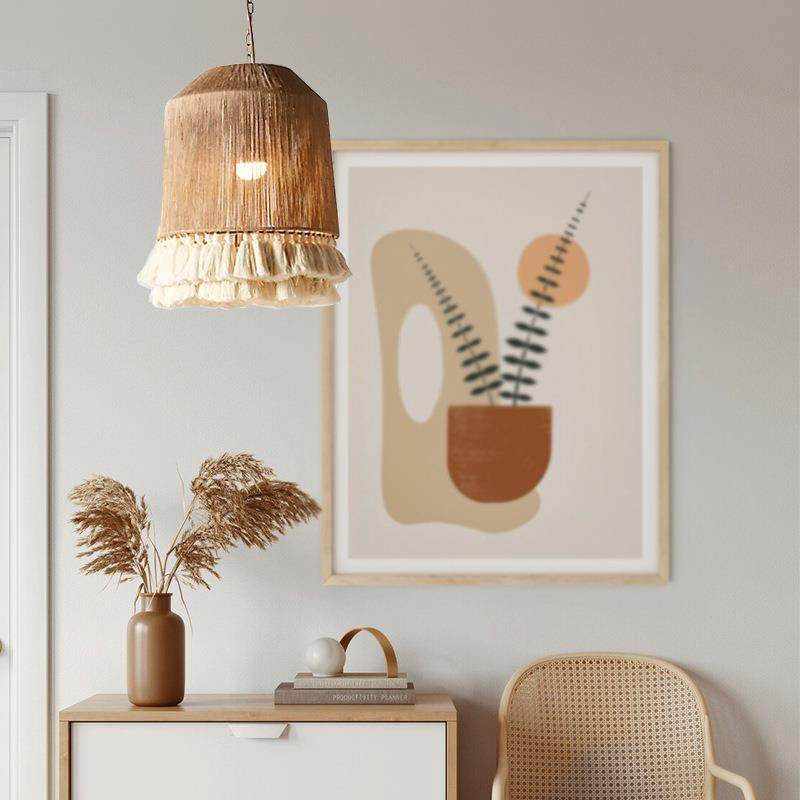 波西米亚复麻绳流苏灯吊古灯创意卧室主灯餐厅灯板吸顶灯样870房,淘宝优惠券,粉丝福利购,淘宝优惠卷