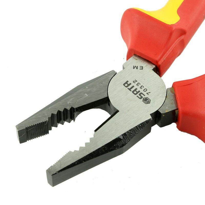 世70332高钳压缘钢丝钳电工钳子VDE100绝0V耐压老无品牌/达虎铬钒,淘宝优惠券,粉丝福利购,淘宝优惠卷