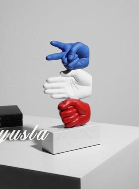 简约玄奢创意样板间客厅餐厅柜电BLF视酒柜关柜摆件柜软轻装饰品