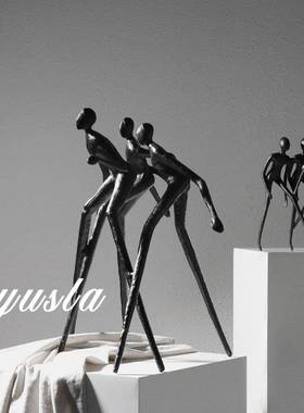 地简约现代客厅落样房玄UIX关柜别墅办公室房书柜板酒柜摆件软装