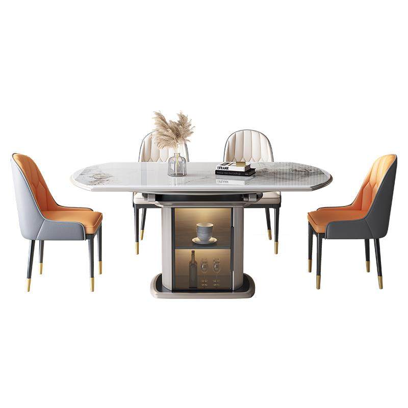 ?轻奢岩板桌家折叠用方可变餐饭圆桌伸缩实木储088实木物餐桌小户,淘宝优惠券,粉丝福利购,淘宝优惠卷