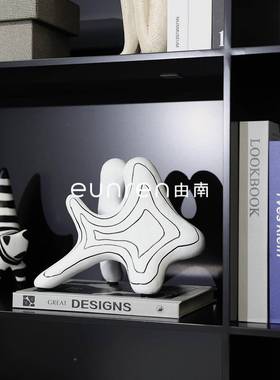 现代简约树SQW脂家工艺品饰品居电视柜架酒柜样板间艺术玄关软书