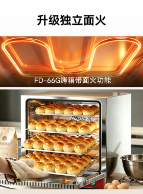 德造商用蒸汽加湿风炉电烤箱