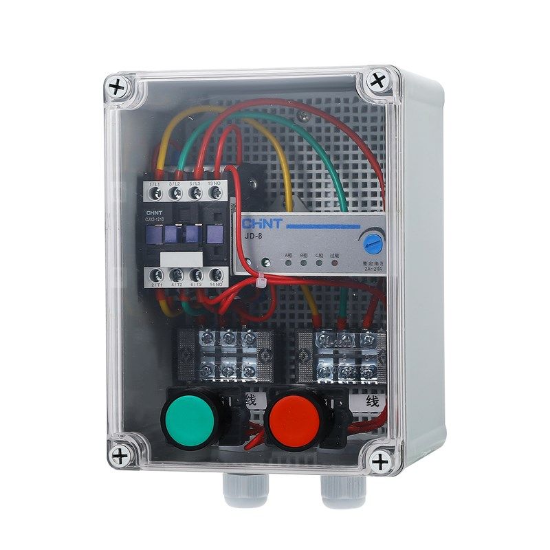 透明防雨防水控制箱380V三相水泵缺相保护启动停止排烟风机配电柜,淘宝优惠券,粉丝福利购,淘宝优惠卷