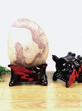 c103 万能底座自带凹槽鹅卵石底座实木底座托 托架免挖槽国画 画