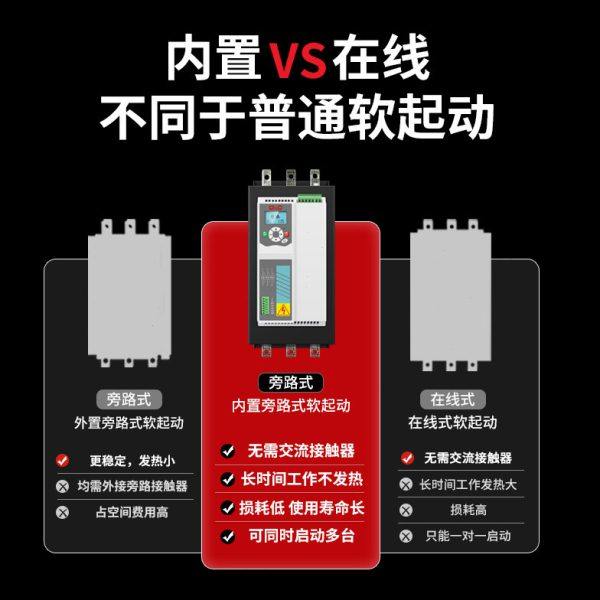 上德内置旁路式软启动器电机启动柜5.5/7.5/11/15KW风机水泵,淘宝优惠券,粉丝福利购,淘宝优惠卷