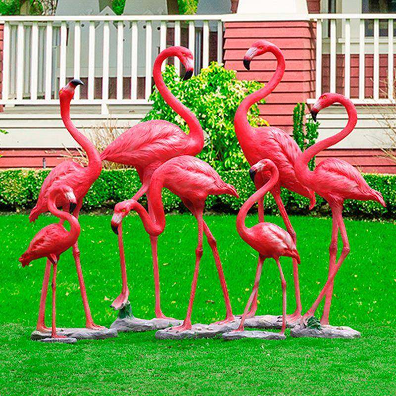 仿真火烈饰鸟摆件落大地雕塑户外花园庭院水池橱窗楼ZGE梯口婚庆,淘宝优惠券,粉丝福利购,淘宝优惠卷