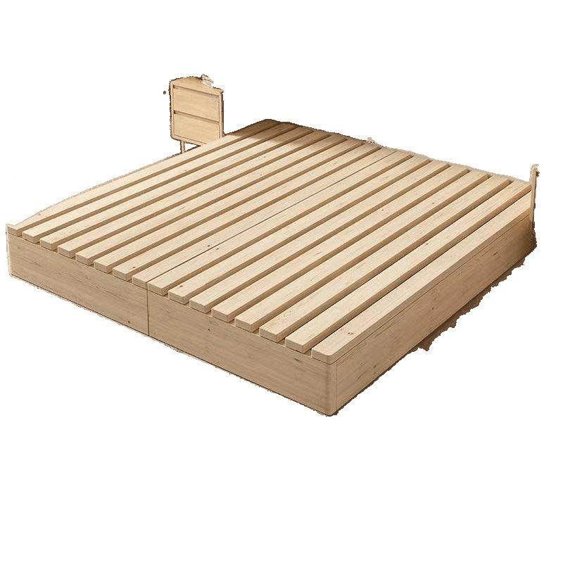 木榻榻床米854架出租房骨日架落地防潮民宿床板式木实板床床头架,淘宝优惠券,粉丝福利购,淘宝优惠卷