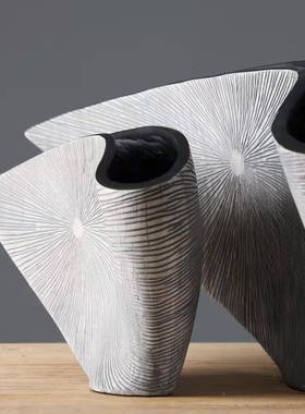 艺简约轻奢树s脂花软瓶花家居摆件in风北欧风客厅创意装CIV摆件