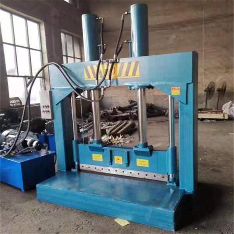 200升塑料大蓝桶龙门铡刀PC胶头切胶机食品袋切刀 - 图1