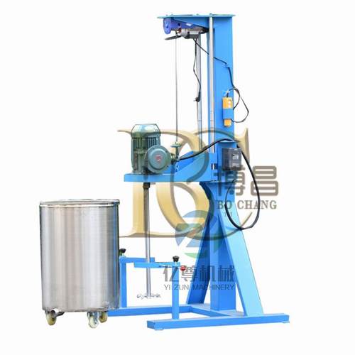 新款高速分散机化工颜料变频分散搅拌机3kw电动升降分散机 - 图3
