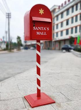 欧式复古铁艺信箱报箱指牌庭院WY-1888装示饰具落道地摆件工业风