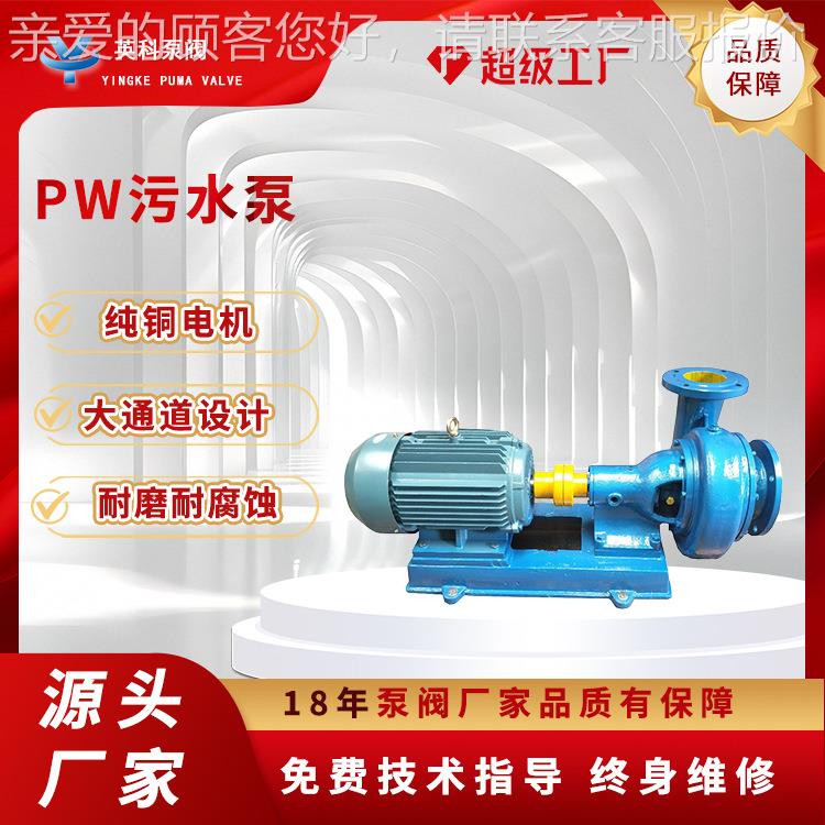 PWF污0水泵耐腐蚀悬臂式离心泵单5级WP-65卧式污水泵56防爆铸铁30 - 图2