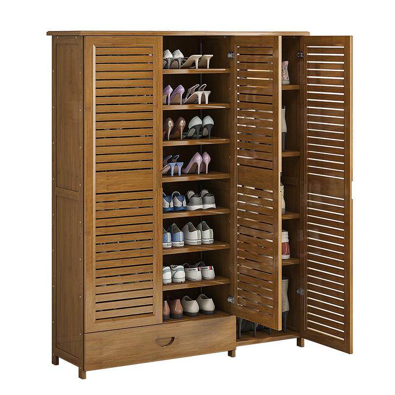 鞋柜柜家用门AYV口收纳大容量实木玄关一体层透多省空间简易竹气,淘宝优惠券,粉丝福利购,淘宝优惠卷