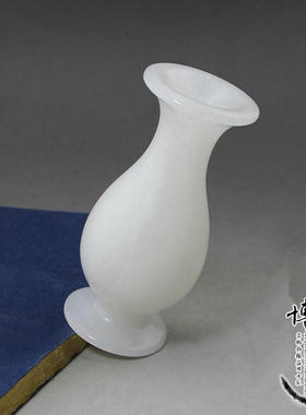 天然汉白玉花瓶摆件汉白玉净瓶平安招财摆件精工家居装饰平安摆件