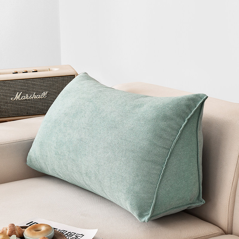 Sofa pillow cushion back cushion triangle waist protector tatami soft F bag living room waist cushion cushion bay window back cushion can