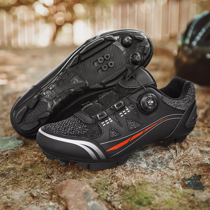 Summer new cycling shoes for men and women, road v-lock shoes, lock-free bicycle shoes, breathable mountain bikes, dynamic bicycles