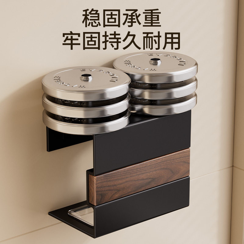 Walnut household chopstick barrel high-end solid wood kitchen rack wall-mounted drain chopstick basket spoon storage box chopstick cage
