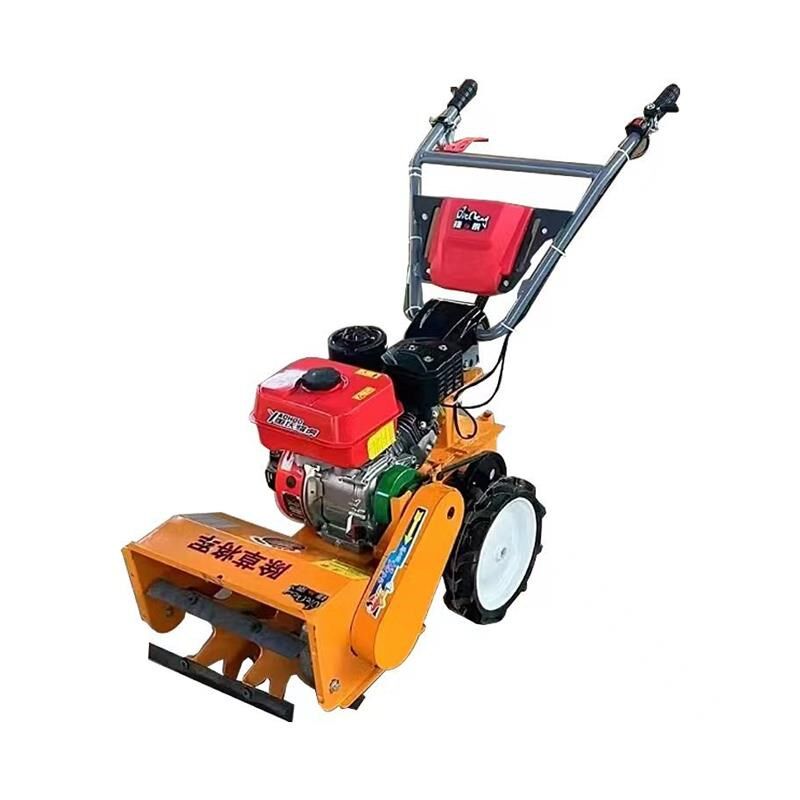 Gasoline four-wheel drive weeder, new type of lawn mower, micro-tiller, diesel four-wheel drive, self-propelled household small cultivator, lawn mower