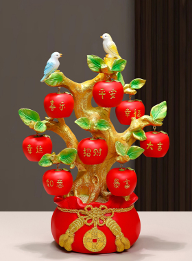 发财树客厅布置入户玄关办公室桌面装饰摆件礼物乔迁新居开业送礼