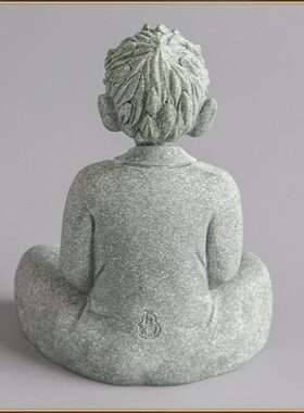 青砂石禅心悟空创意国潮居家办公装饰大圣美猴王桌面摆件朋友送礼