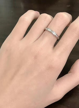 可以拯救所有卫衣的戒指!不掉色轻松随意M慵懒感银色戒指食指中指