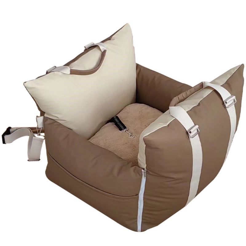 宠物狗狗车载狗窝中小犬副驾驶泰迪安全座椅坐车外出车载垫可拆洗,淘宝优惠券,粉丝福利购,淘宝优惠卷