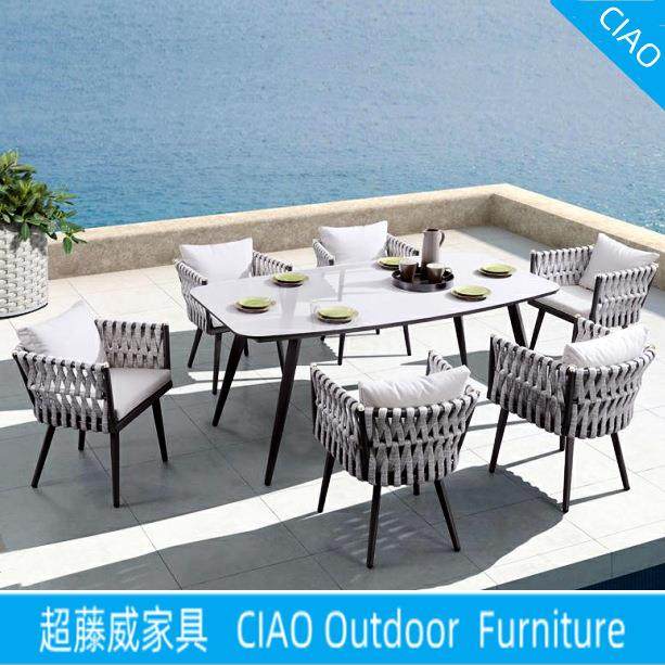 户外桌椅CF2115T藤椅高密组粗绳编沙发室外别墅闲家休具度抗倍特,淘宝优惠券,粉丝福利购,淘宝优惠卷