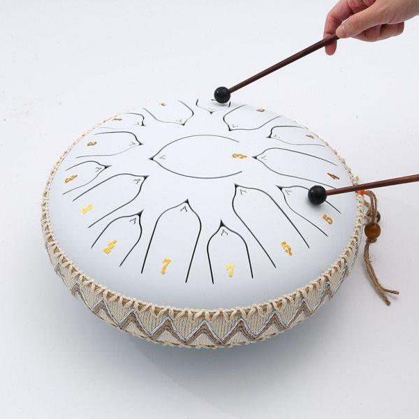 空灵鼓6寸8音莲花舌鼓初学者忘忧鼓钢舌鼓色空无忧鼓打击乐器手碟,淘宝优惠券,粉丝福利购,淘宝优惠卷