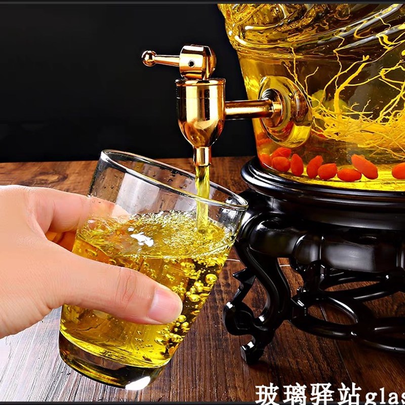 New thickened b smooth sailing wine bottle with faucet 10kg 20kg 30kg sealed wine jar household wine jar