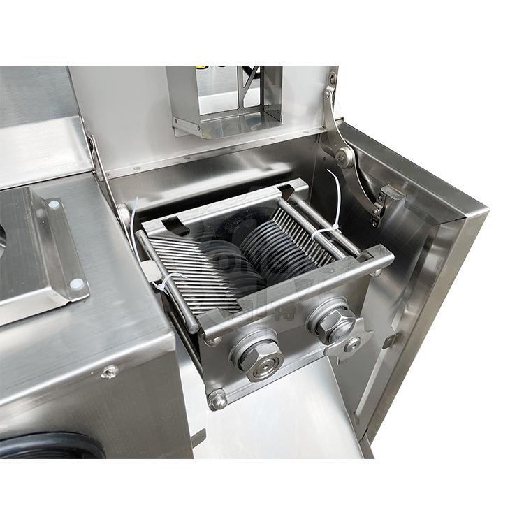 商用高效自动绞切两用机大功率不锈钢灌香肠碎肉机切肉机肉片机 - 图3