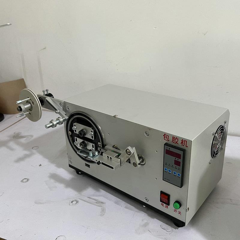 变压器线圈电感线包磁芯包胶外围包胶电动胶布缠绕机自动包胶机 - 图2