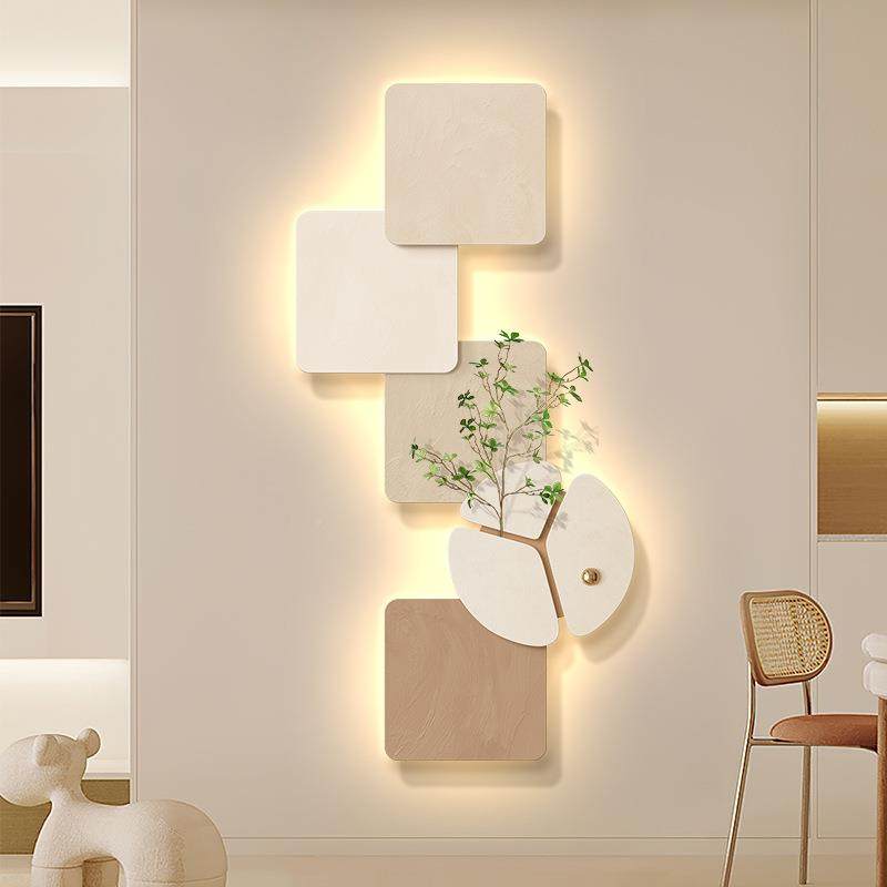 玄关装饰画l入d户正对门壁e画灯画绿植客厅走廊挂PGC过道进门墙上 - 图3