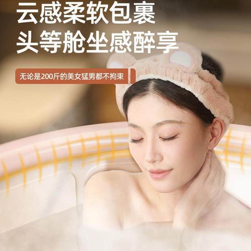 泡澡桶折叠浴缸大人浴桶家用全身洗澡桶儿童洗澡盆沐浴桶保温神器,淘宝优惠券,粉丝福利购,淘宝优惠卷