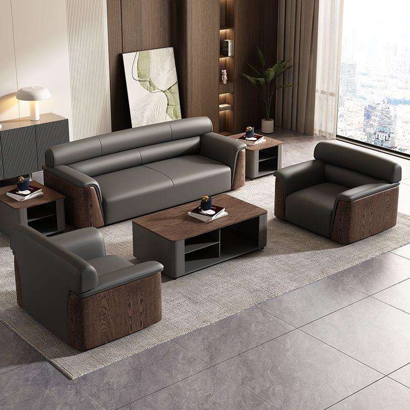 商务办公沙发老板办公室沙发茶几会议室接待贵宾沙发 - 图1