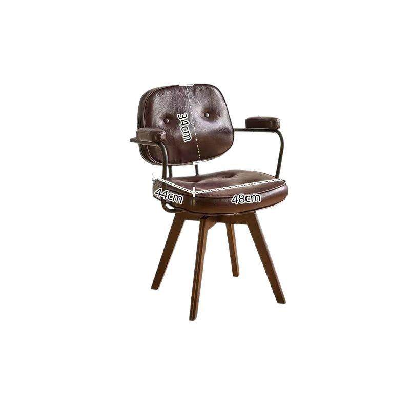 电脑椅家用舒适办公椅久坐实木休闲椅卧室旋转座椅书桌椅靠背椅子,淘宝优惠券,粉丝福利购,淘宝优惠卷