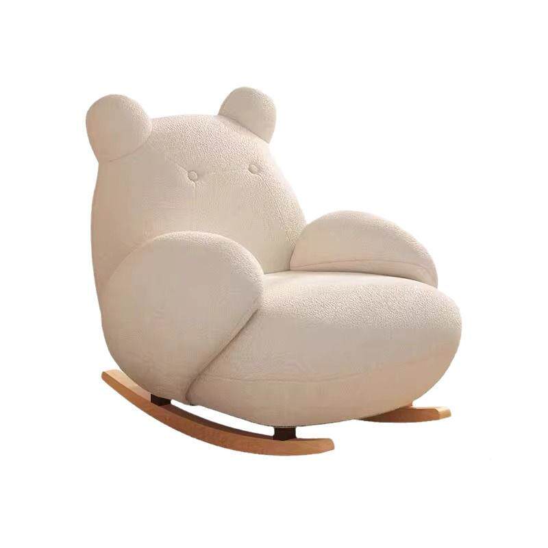 大白红熊摇摇椅网厅躺椅轻奢摇椅人阳台家用实木成大人客休721闲 - 图3