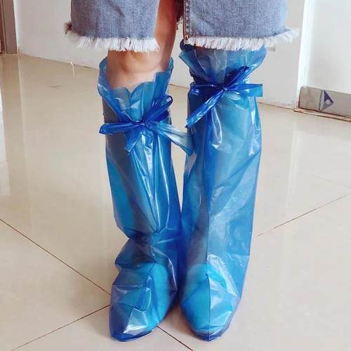 全自动塑料靴套机超声波长筒靴套机防污防雨水鞋套机械设备 - 图1