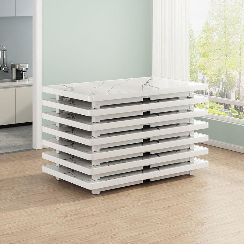 长方形矮桌饭折桌家用吃餐小地桌IVE租房叠宿舍简易桌便携户外摆 - 图2