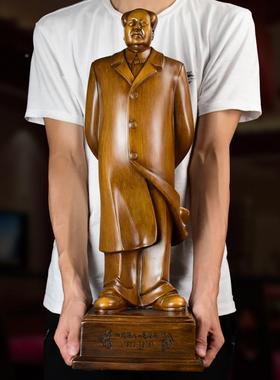 柜办居室书架家客厅玄毛泽东摆关公工艺装饰品