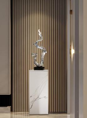 新吉中式视玄关龙年祥摆现代轻奢RB00053风生水起办公室电柜装饰