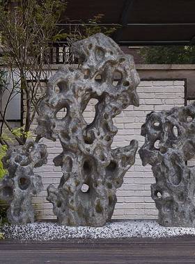 太湖石假仿真太湖石假景摆件造景观石头落户山外装饰枯中式庭院花