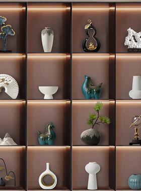 ?新Fh(h(#g$中式品摆件家居装饰创艺意客厅酒关柜电视柜玄软装工